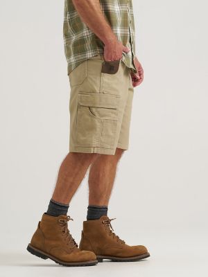 Wrangler&reg; RIGGS Workwear&reg; Performance Canvas Ranger Cargo Short in Khaki alternative view 4