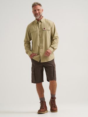 Wrangler&reg; RIGGS Workwear&reg; Performance Canvas Ranger Cargo Short in Dark Brown alternative view