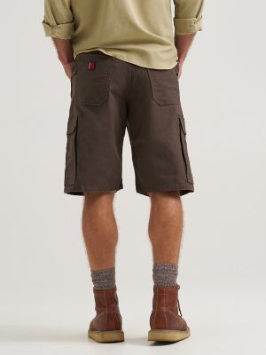 Wrangler&reg; RIGGS Workwear&reg; Performance Canvas Ranger Cargo Short in Dark Brown alternative view 3