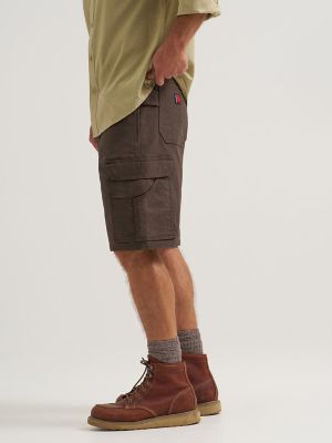 Wrangler&reg; RIGGS Workwear&reg; Performance Canvas Ranger Cargo Short in Dark Brown alternative view 5