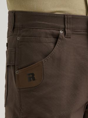 Wrangler&reg; RIGGS Workwear&reg; Performance Canvas Ranger Cargo Short in Dark Brown alternative view 7