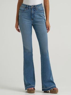 Women's Wrangler Retro&reg; Bailey High Rise Raw Hem Flare Jean