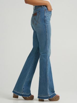 Women's Wrangler Retro&reg; Bailey High Rise Raw Hem Flare Jean