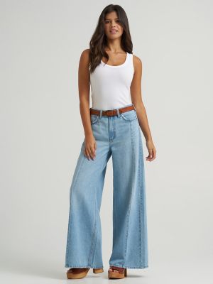Women's Wrangler Retro&reg; Bailey High Rise Wide Leg Pieced Jean