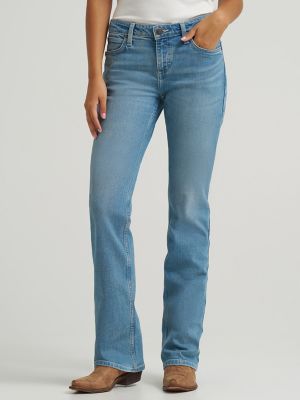 Womens Retro Mae Bootcut Jean:Nori:30:30 alternative view 2