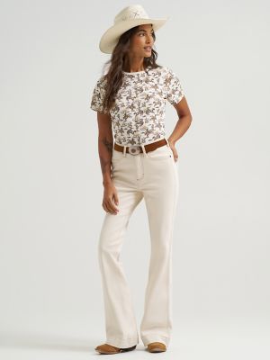 Women's Wrangler All Over Print Slim Tee