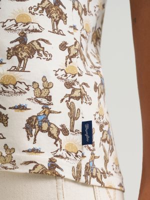 Women's Wrangler All Over Print Slim Tee