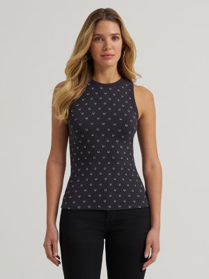 Women's Wrangler Printed Slim Goddess Tank