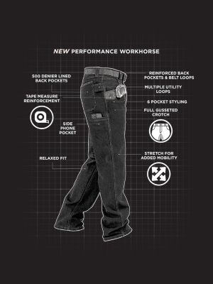 Wrangler&reg; RIGGS Workwear&reg; Performance Workhorse Jean in Dark Wash