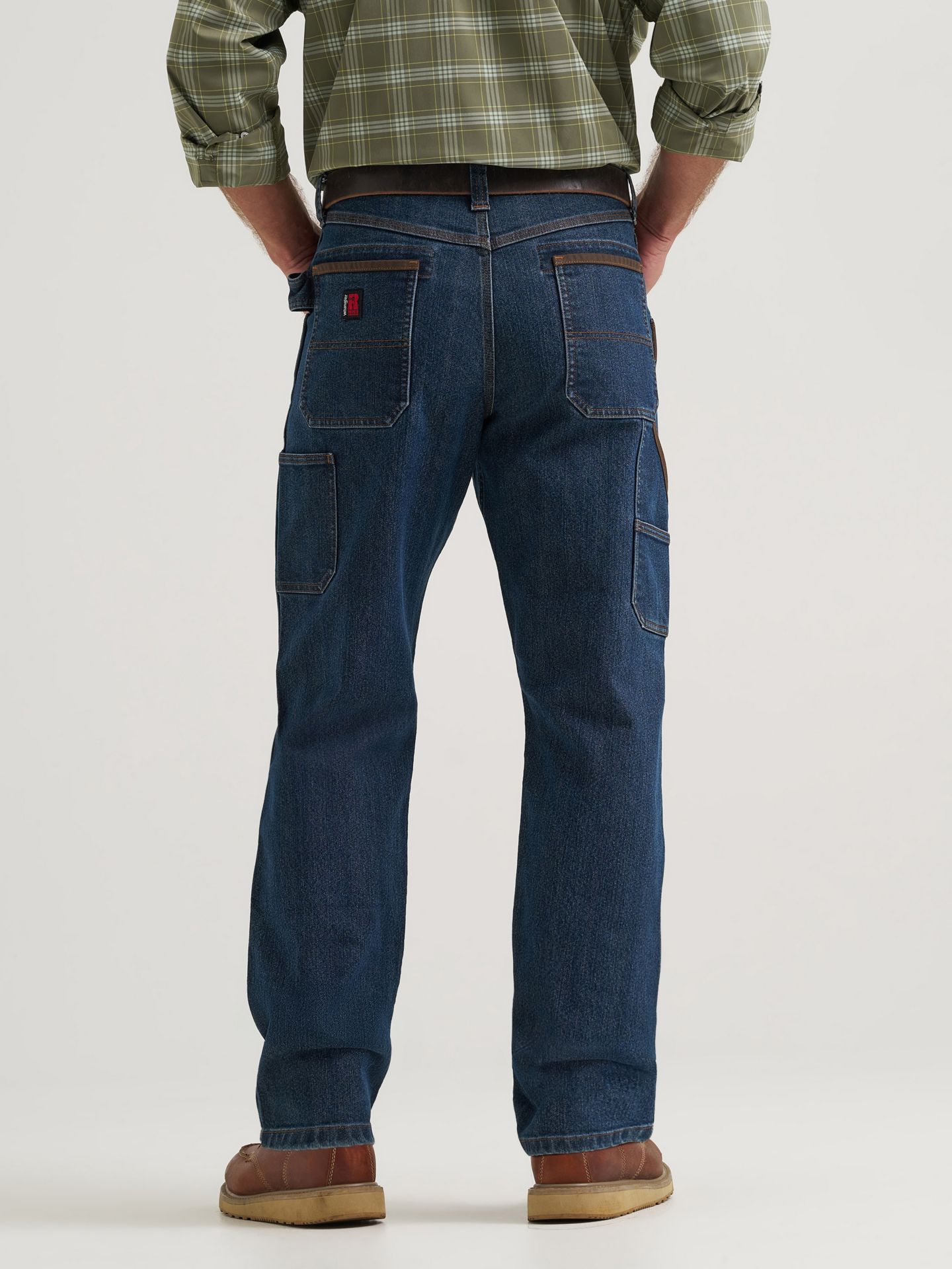 Мужские джинсы Wrangler Riggs Workwear® Performance Utility, цвет: Тёмная варка — фото 4