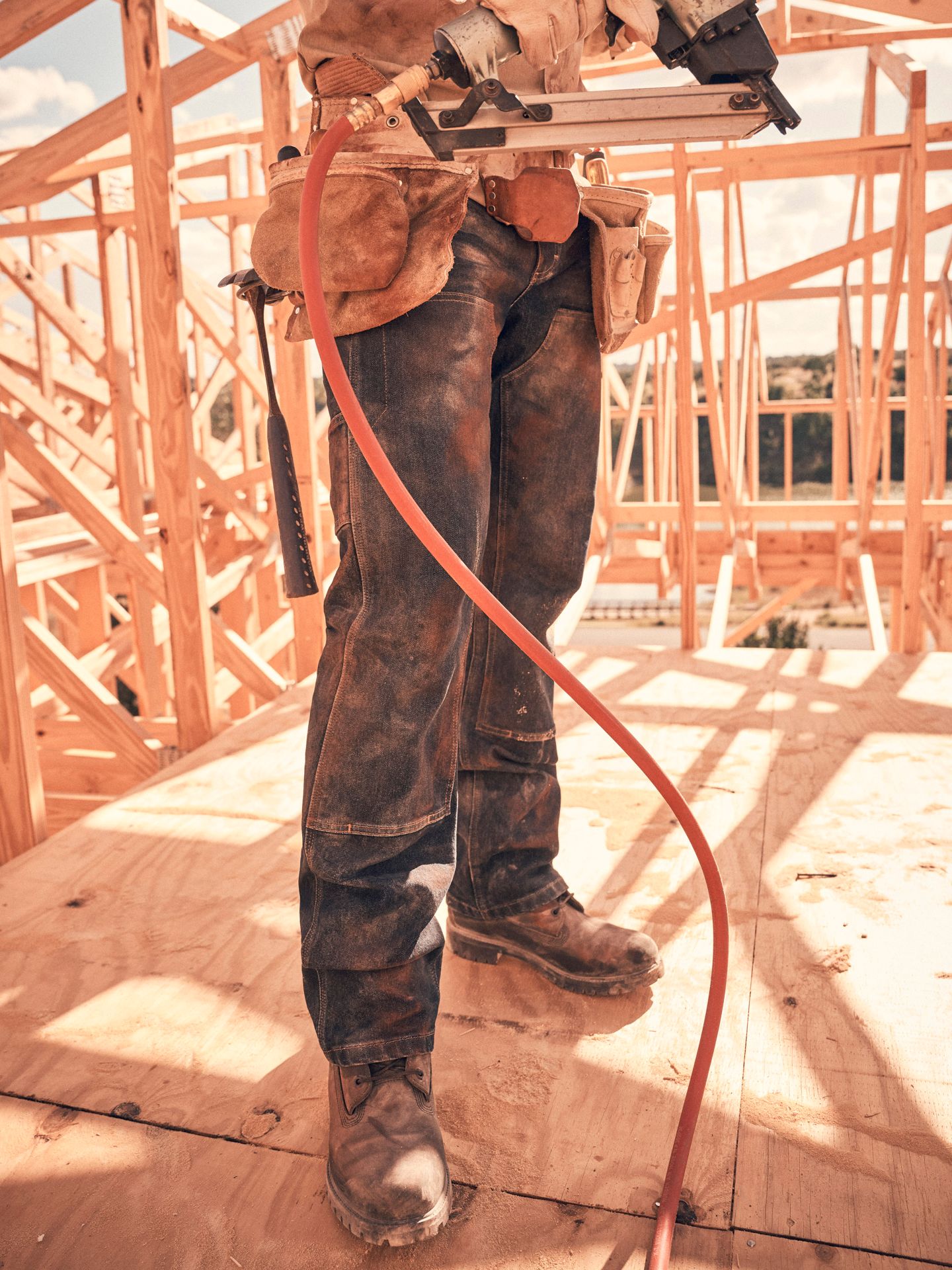 Мужские джинсы Wrangler Riggs Workwear® Performance Utility, цвет: Тёмная варка — фото 1