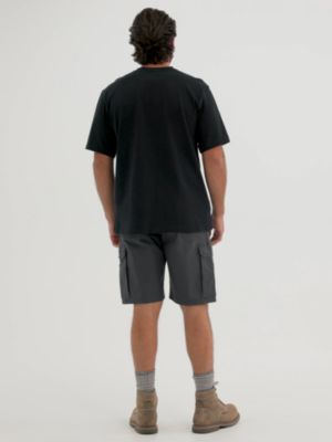 Wrangler RIGGS Workwear&reg; Short Sleeve Relaxed Henley in Black alternative view
