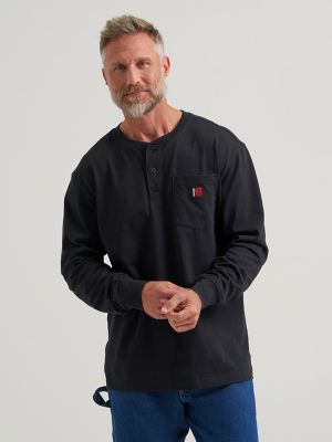 Wrangler RIGGS Workwear&reg; Relaxed Henley in Black