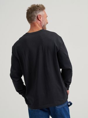 Wrangler RIGGS Workwear&reg; Relaxed Henley in Black