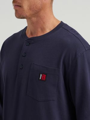 Wrangler RIGGS Workwear&reg; Relaxed Henley in Navy