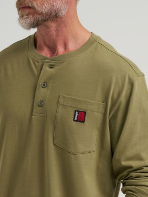 Wrangler RIGGS Workwear&reg; Relaxed Henley in Green