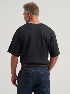 Wrangler RIGGS Workwear&reg; Short Sleeve Relaxed Crew T-Shirt in Black