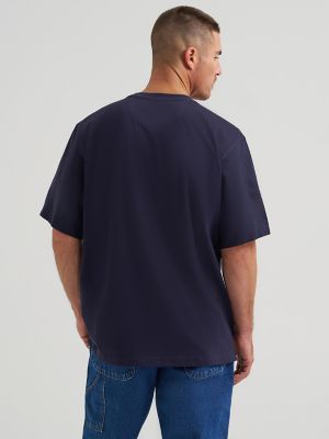 Wrangler RIGGS Workwear&reg; Short Sleeve Relaxed Crew T-Shirt in Navy