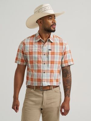 Wrangler All Terrain Gear Men's Hike Shirt in Pear Sorbet alternative view