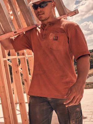 Wrangler RIGGS Workwear® Short Sleeve Relaxed Henley
