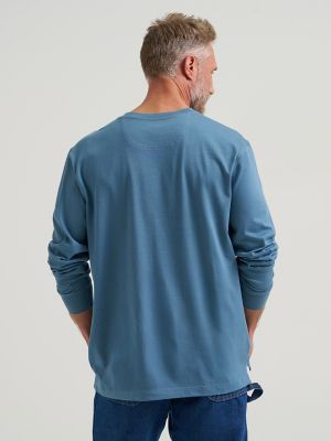 Wrangler RIGGS Workwear&reg; Relaxed Crew T-Shirt in Blue Fin