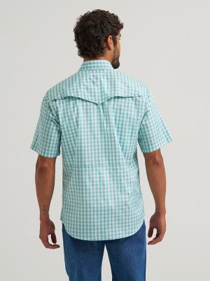 Мужские рубашки Wrangler All Terrain Gear Men's Plaid Performance Shirt — фото 4
