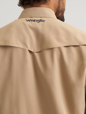 Wrangler All Terrain Gear Men's Performance Shirt in Travertine