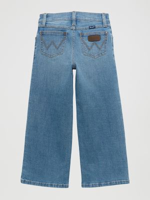 Girl's Wrangler&reg; Wide Leg Jean in Carla