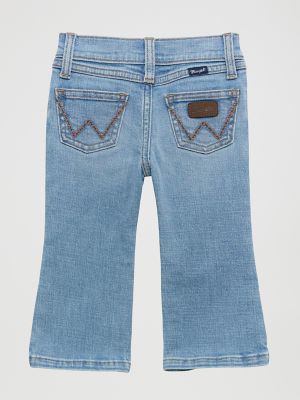 Wrangler Vaquero Bootcut Western Para Niñas - Lia, Azul, 4