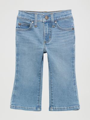 Little Girl's W Stitched Bootcut Jean