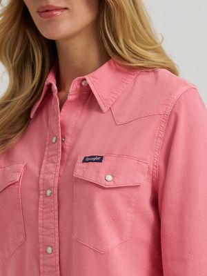Women's Wrangler Colorwash Iconic Snap Shirt | Women's TOPS
