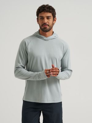 Wrangler All Terrain Gear Men's Hooded Sun Tee
