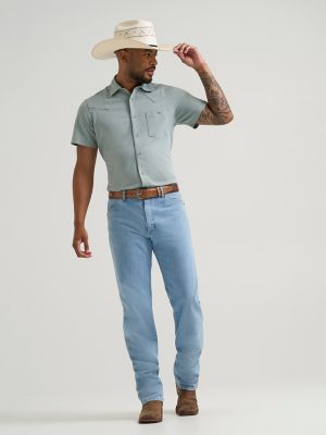 Wrangler ATG Men's Performance Knit Shirt in Abyss