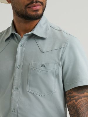 Wrangler ATG Men's Performance Knit Shirt in Abyss