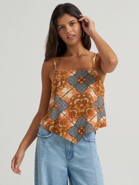 Женские футболки Wrangler Women's Wrangler Bandana Spagetti Tank