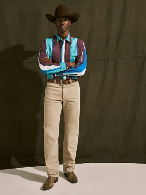 Vintage-Inspired Brushpopper Western Snap Workshirt in Aubergine Teal