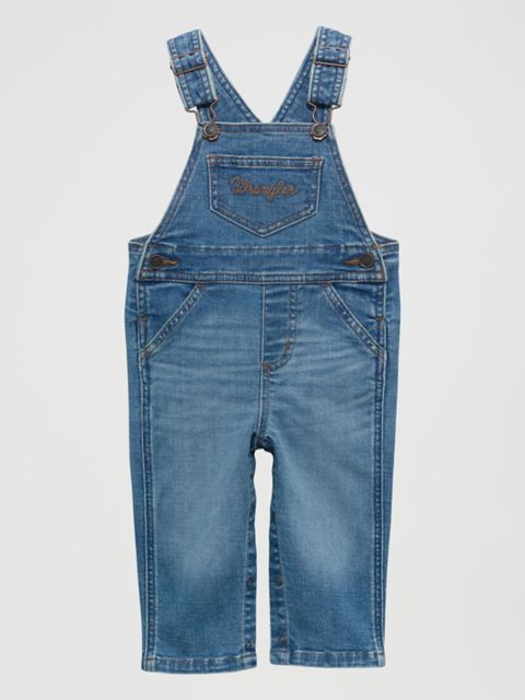 Детские комбинезоны Wrangler Little Girl's Denim Overalls