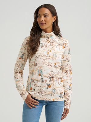 Women's Wrangler Skye Performance Quarter Snap Pullover | Wround