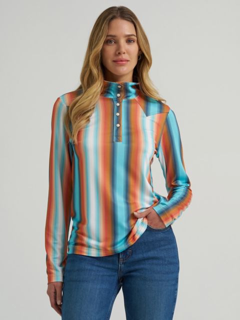 Женские свитеры Wrangler Women's Wrangler Skye Performance Quarter Snap Pullover