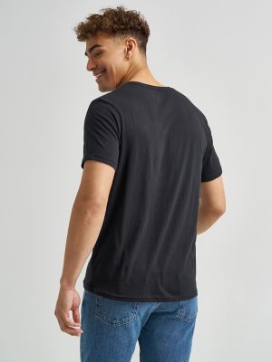Men's Stampede Graphic T-Shirt in Jet Black