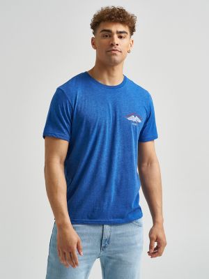 Men's Eagle Logo Graphic T-Shirt in Limoges