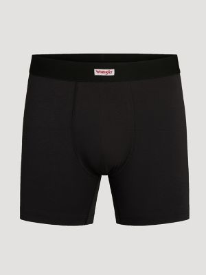 Men's Cotton Stretch Boxer Brief (3-Pack) in Black alternative view