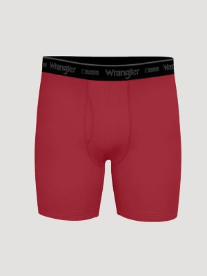 Men's RIGGS Cooling Boxer Brief (3-Pack) in Black/Charcoal/Red alternative view 3