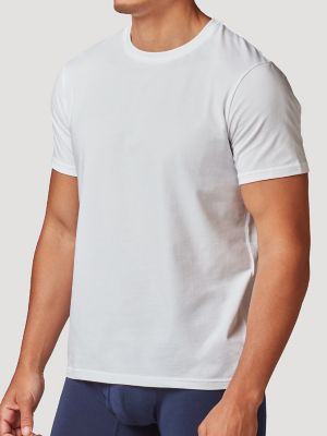Женские футболки Wrangler Men's Comfort Stretch Crew T-Shirt (3-Pack) — фото 4