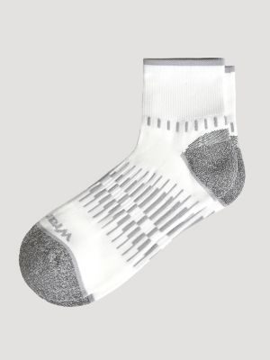 Mens Low Cut Sock 4-Pack:White:One Size alternative view