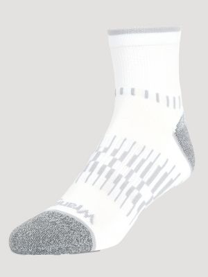 Mens Low Cut Sock 4-Pack:White:One Size alternative view 2