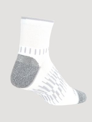 Mens Low Cut Sock 4-Pack:White:One Size alternative view 4