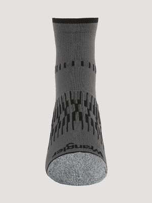 Mens Low Cut Sock 4-Pack:Grey:One Size alternative view 3