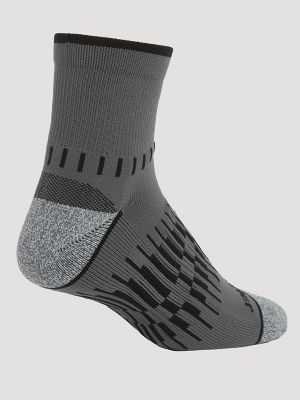 Mens Low Cut Sock 4-Pack:Grey:One Size alternative view 4