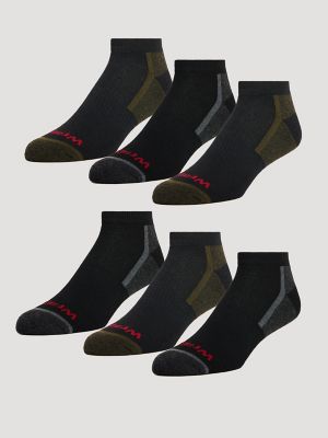 Men's Low Cut Sock (6-Pack) in Black